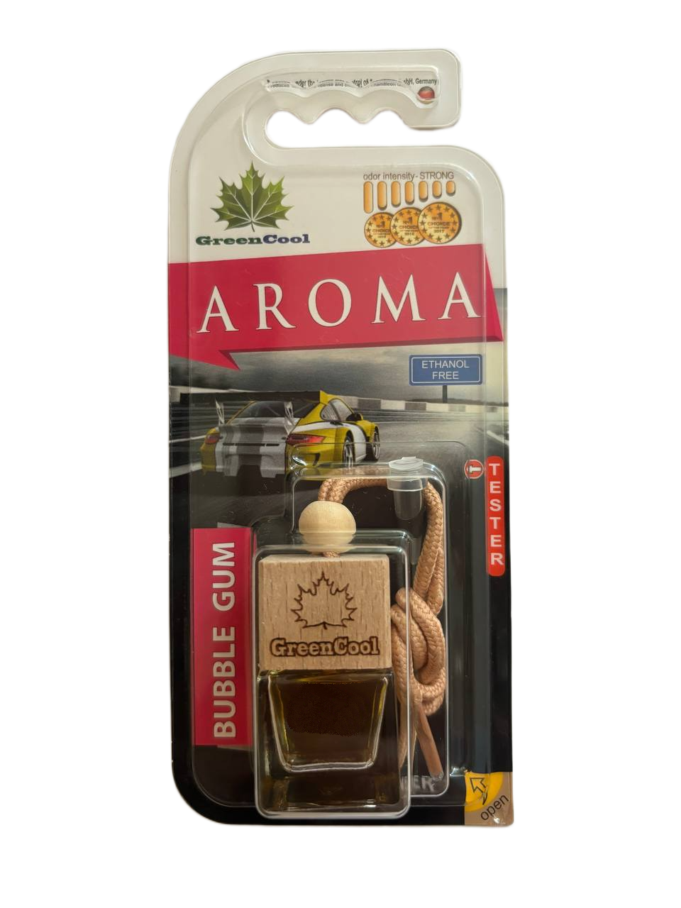 Ароматизатор автомобильный GreenCool Aroma Bubble Gum / GC3696 (6мл)