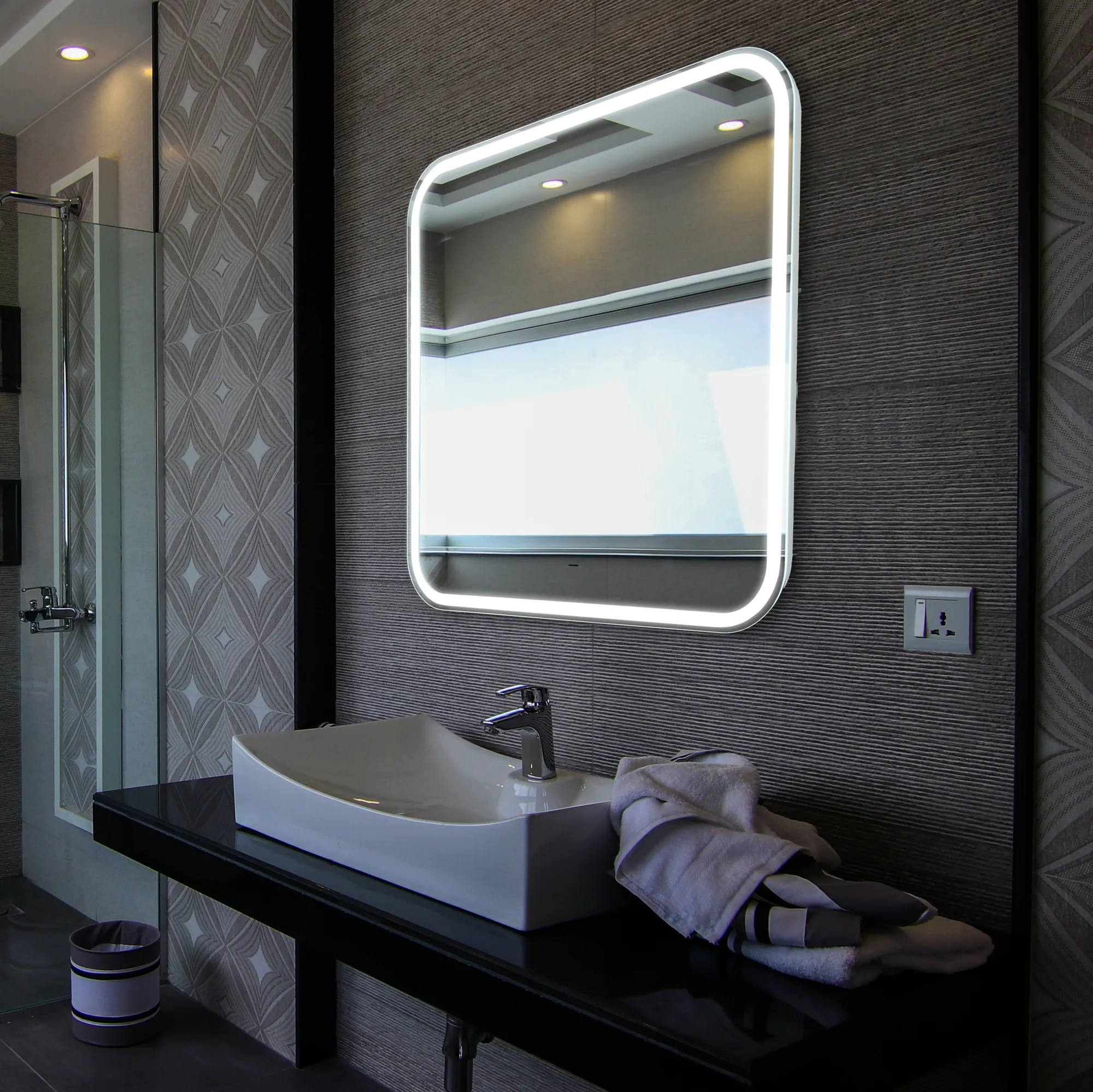 Зеркало Silver Mirrors Stiv neo 80x80 / LED-00002912