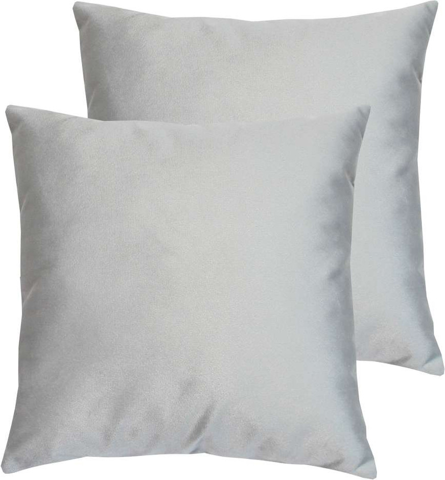 Комплект подушек декоративных MATEX Aria Premium Velours / 68-297 (2шт, светло-серый)