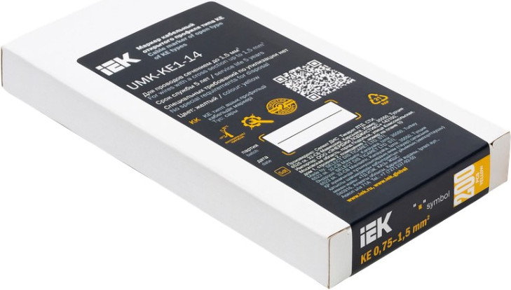 Маркер кабельный IEK KE 0.75-1.5мм2 "." / UMK-KE1-14 (200шт) — фото 2