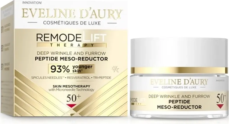 Крем для лица Eveline Cosmetics Remodelift Therapy Пептидный против глубоких морщин 50+ (50мл)