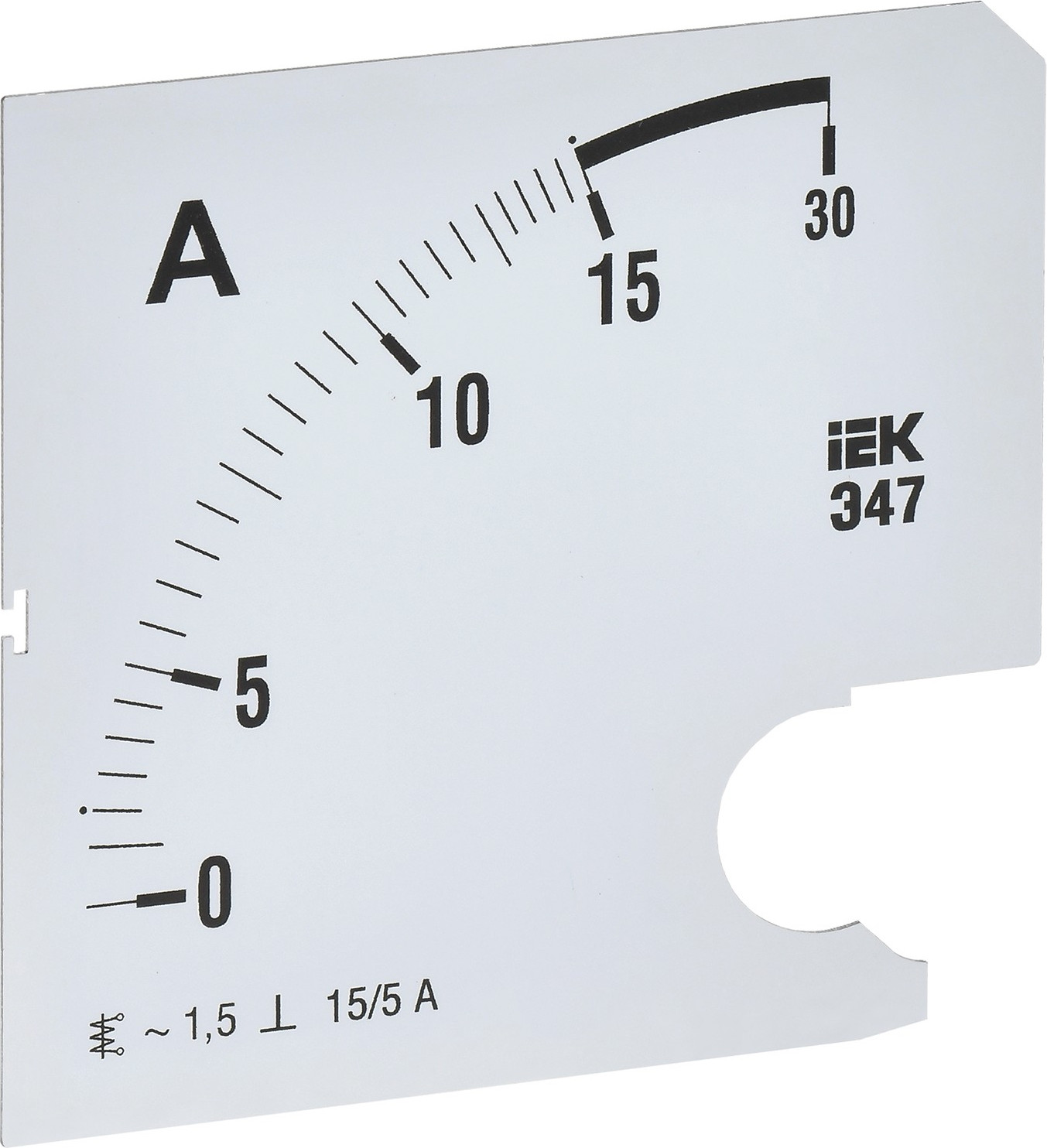 Шкала для амперметра IEK IPA20D-SC-0015