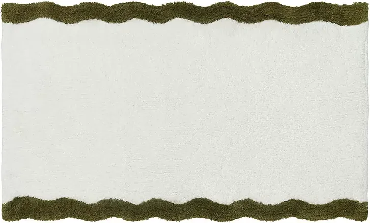 Коврик для ванной Tkano Trendy Ruffles / TK25-BM0006 (оливковый)
