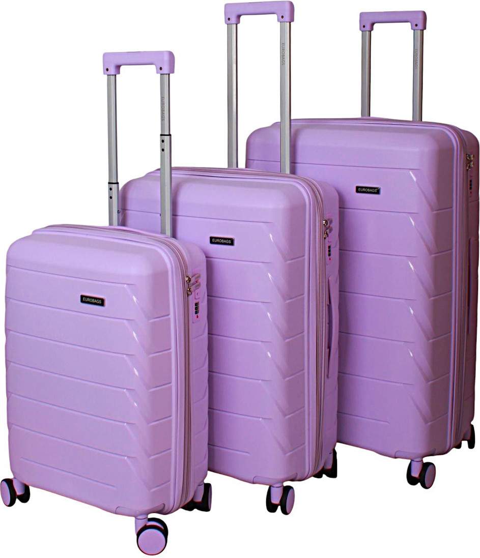Чемодан на колесах EUROBAGS PP-N86 (S, лаванда) — фото 2
