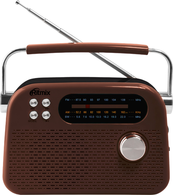 Радиоприемник Ritmix RPR-045 (шоколадный)