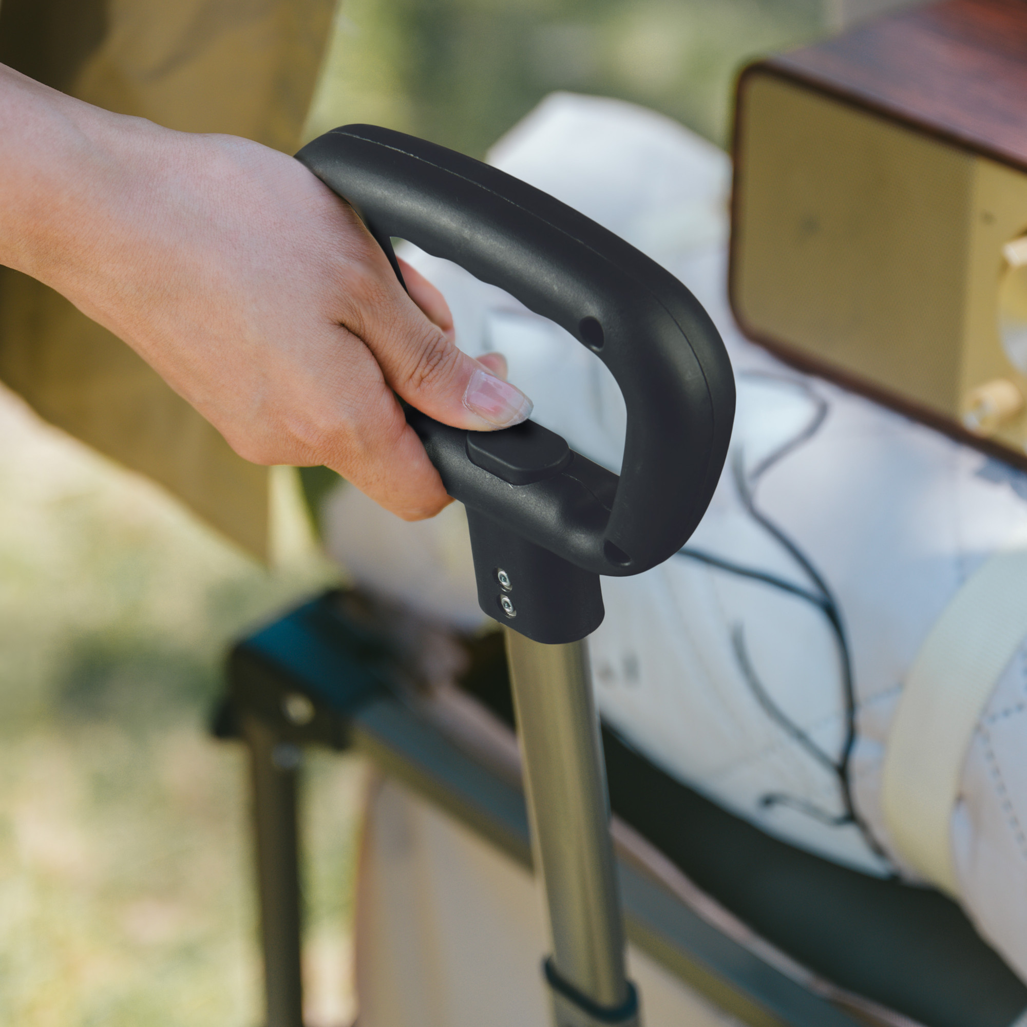 Тележка туристическая Naturehike Light 72х43х92.5см / CNK2350JJ012-LBR50 (50л, коричневый) — фото 4
