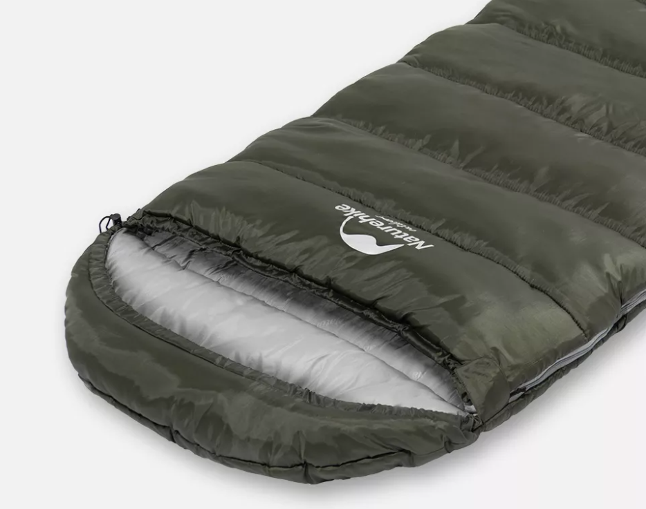 Спальный мешок Naturehike U350S 190х30х75см / NH20MSD07-ARM350S-L (темно-зеленый) — фото 2