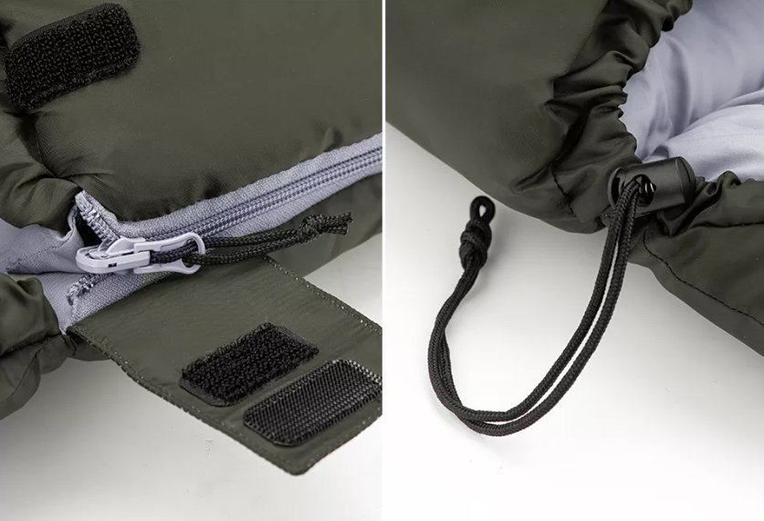 Спальный мешок Naturehike U350S 190х30х75см / NH20MSD07-ARM350S-L (темно-зеленый) — фото 3