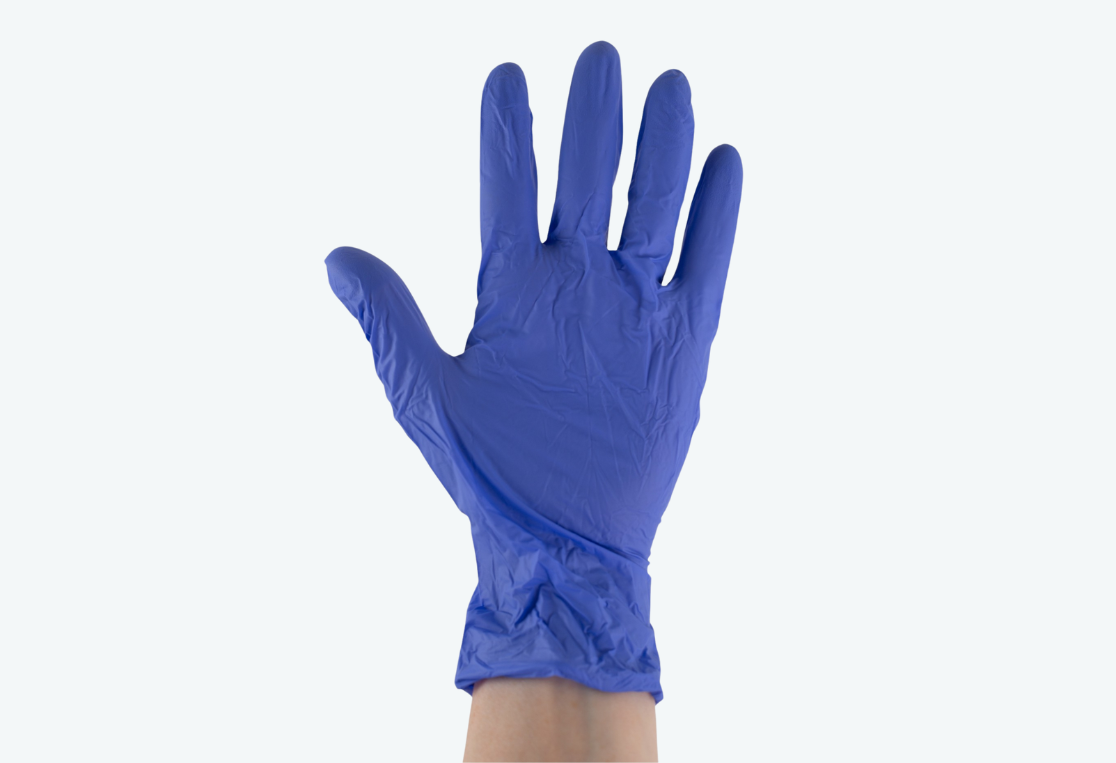 Перчатки одноразовые Attribute Nitrile Guard / ACG005 (S/M, 40шт) — фото 2