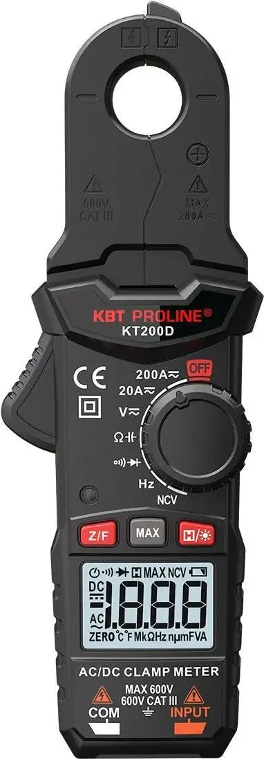 Клещи токоизмерительные КВТ Proline КТ 200D / 101563