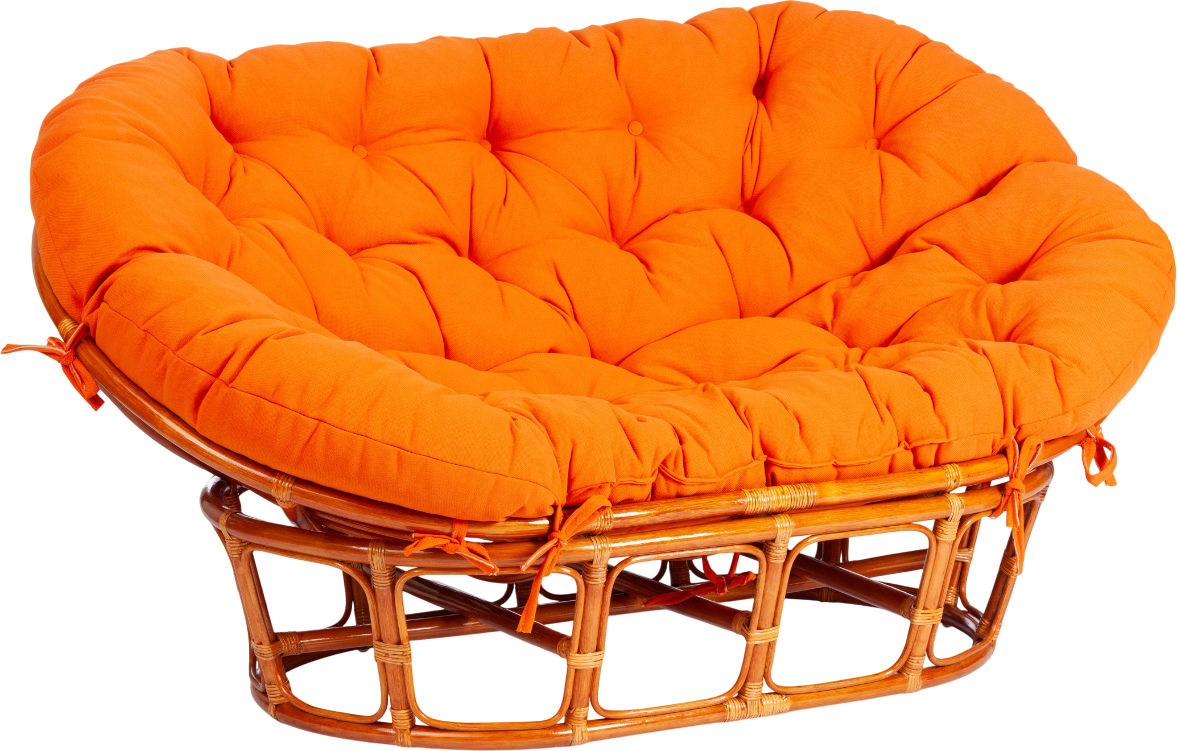 Диван садовый Tetchair Mamasan 23/02 W с подушкой (мед/оранжевый)