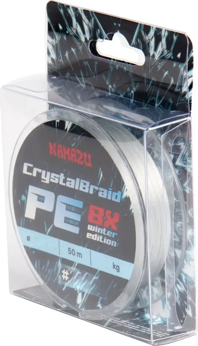 Леска плетеная Namazu CrystalBraid PE 8Х 0.8 0.12мм 8кг / NCB50-0.8 (50м, серый) — фото 5