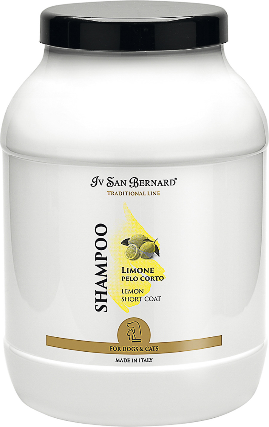 Шампунь для животных Iv San Bernard Traditional Line Lemon для короткой шерсти (3л)