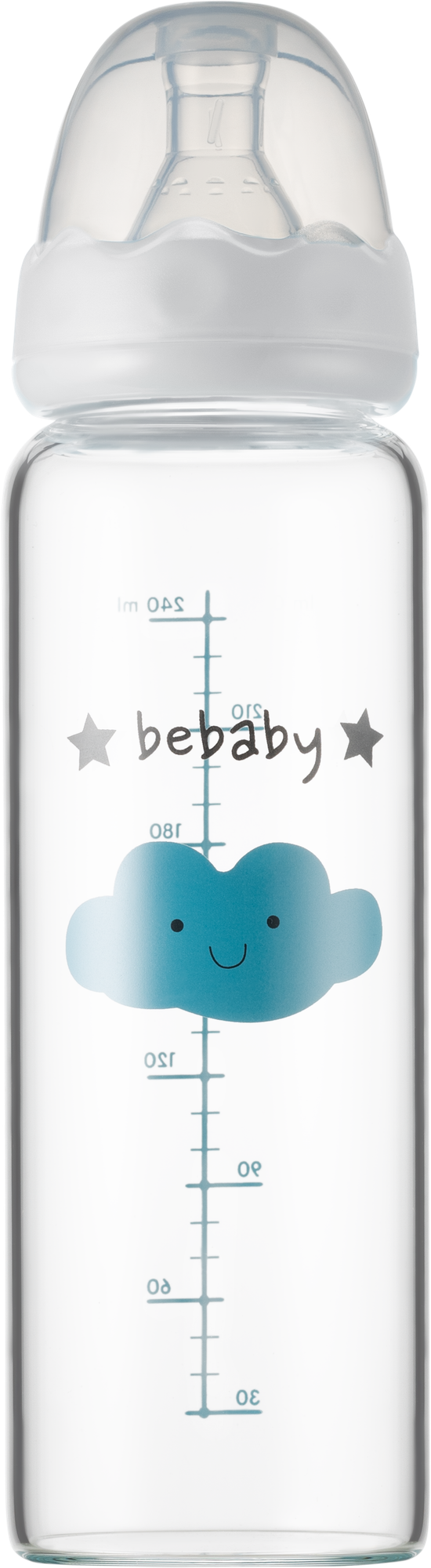 Бутылочка для кормления Be Baby Антиколиковая / R-05B/240 (240мл, цвет в ассортименте) — фото 2