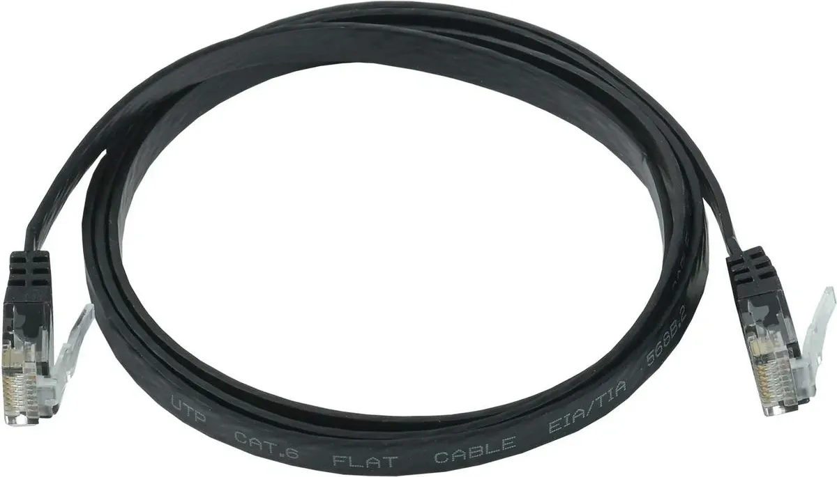 Кабель ITK PC09-C06U-2M-FL (2м, черный)