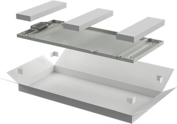 Комплект стоек и профилей для шкафа ITK LINEA N LN35-18UXX-X (серый)