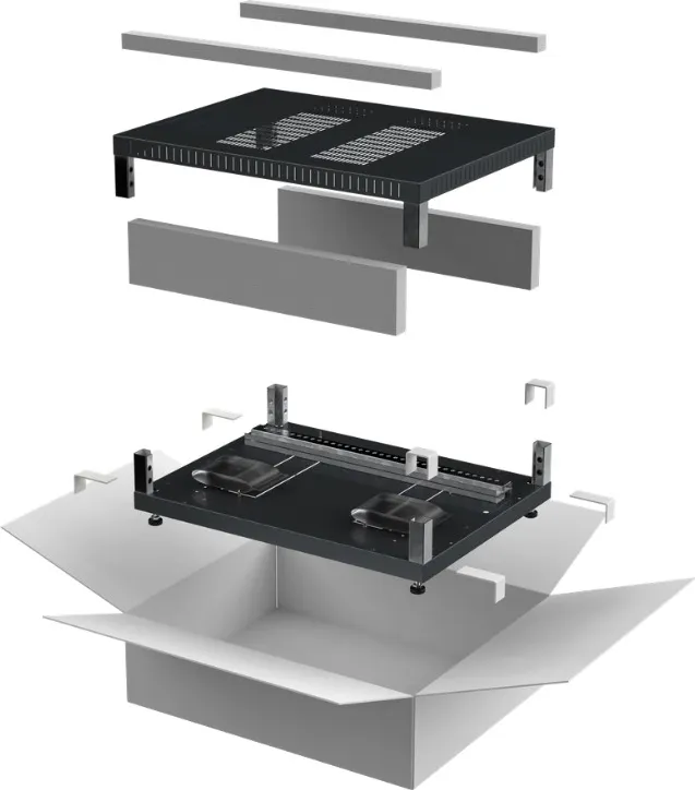 Крыша и основание для электромонтажного шкафа ITK Linea E / LE05-XXX68-X (черный)