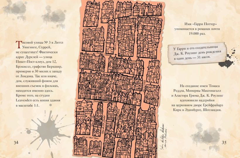 Художественная книга Эксмо Волшебный мир Гарри Поттера. 250 магических фактов (Гримм Т., 9785042036538) — фото 4