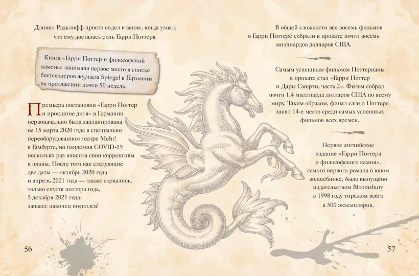 Художественная книга Эксмо Волшебный мир Гарри Поттера. 250 магических фактов (Гримм Т., 9785042036538) — фото 5