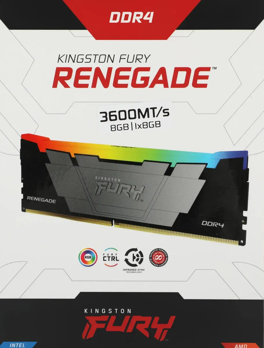 Оперативная память DDR4 Kingston KF436C16RB2A/8 — фото 5