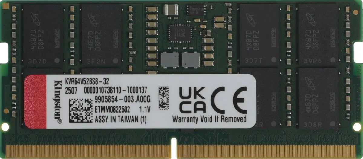 Оперативная память DDR5 Kingston KVR64V52BS8-32