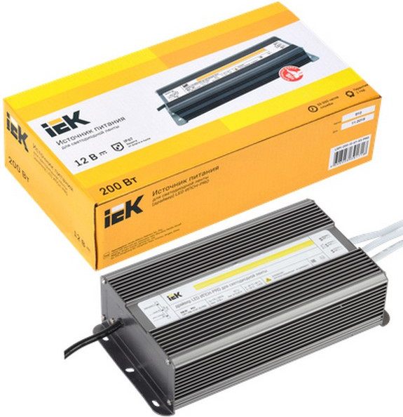 Драйвер для светодиодной ленты IEK LSP1-200-12-67-33-PRO — фото 3
