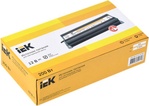 Драйвер для светодиодной ленты IEK LSP1-200-12-67-33-PRO — фото 2
