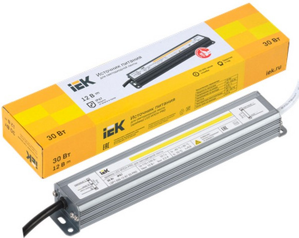 Драйвер для светодиодной ленты IEK LSP1-030-12-67-33-PRO — фото 3