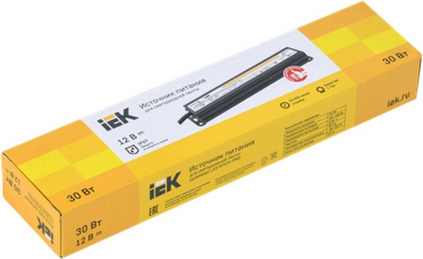 Драйвер для светодиодной ленты IEK LSP1-030-12-67-33-PRO — фото 2