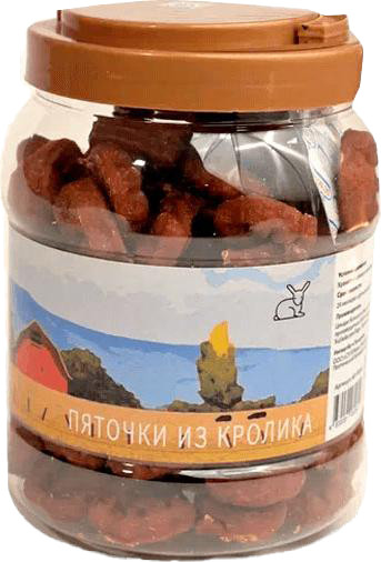 Лакомство для собак Nord Farm Пяточки из кролика / NF-TR040 (1100г)