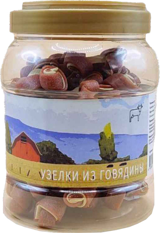 Лакомство для собак Nord Farm Узелки из говядины / NF-TR045 (900г)