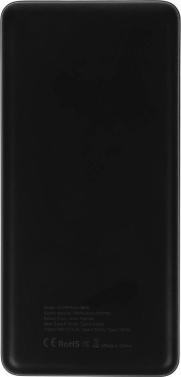 Портативное зарядное устройство Cactus CS-PBFSAA-10000 (черный) — фото 3
