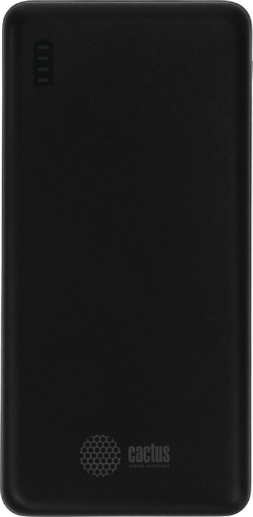 Портативное зарядное устройство Cactus CS-PBFSAA-10000 (черный) — фото 2