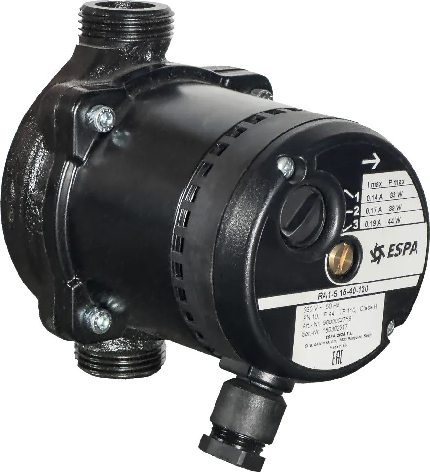 Циркуляционный насос Espa RA1-S 15-40-130 230 50 -OBS