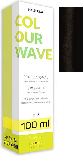 Крем-краска для волос Malecula Colour Wave тон 5.8 (100мл, холодный светло-коричневый)
