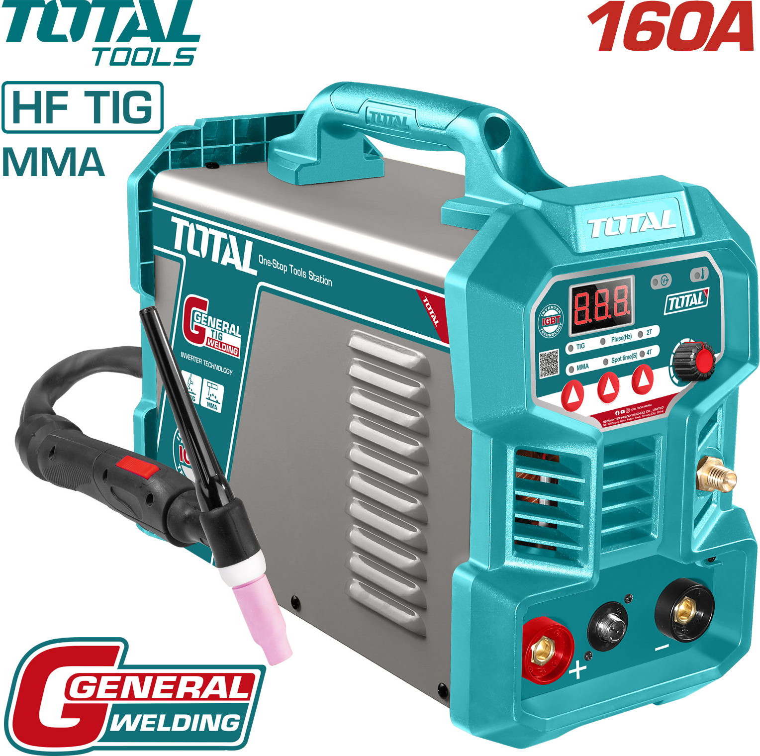 Инвертор сварочный TOTAL TIG16058 — фото 2