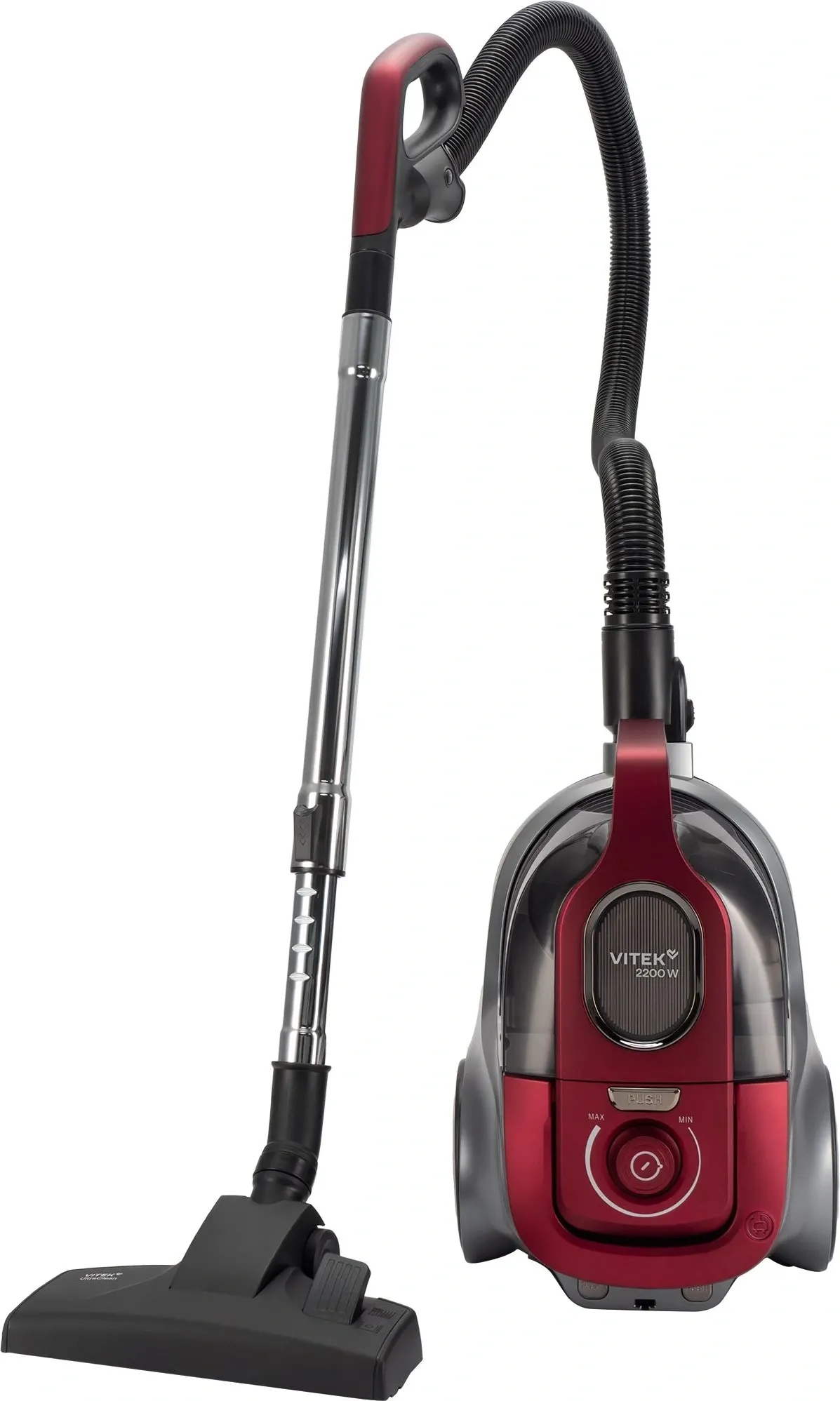 Пылесос Vitek VT-CV3113 (красный/серый)