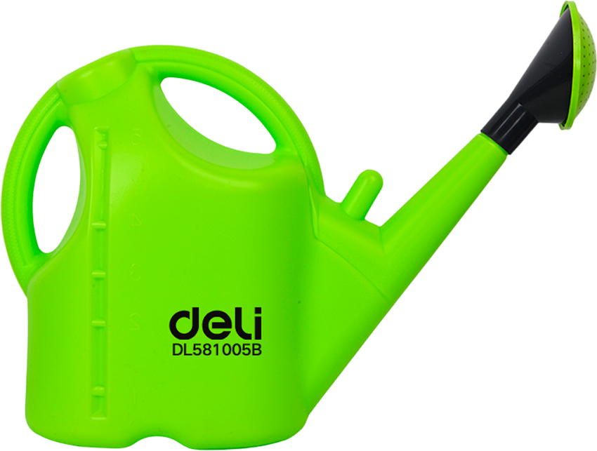 Лейка садовая Deli EDL581005B (5л, зеленый)