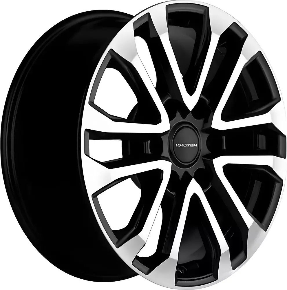 Литой диск Khomen KHW1805 Lexus GX 18x7.5" 6x139.7мм DIA 106.1мм ET 20мм (Black FP)