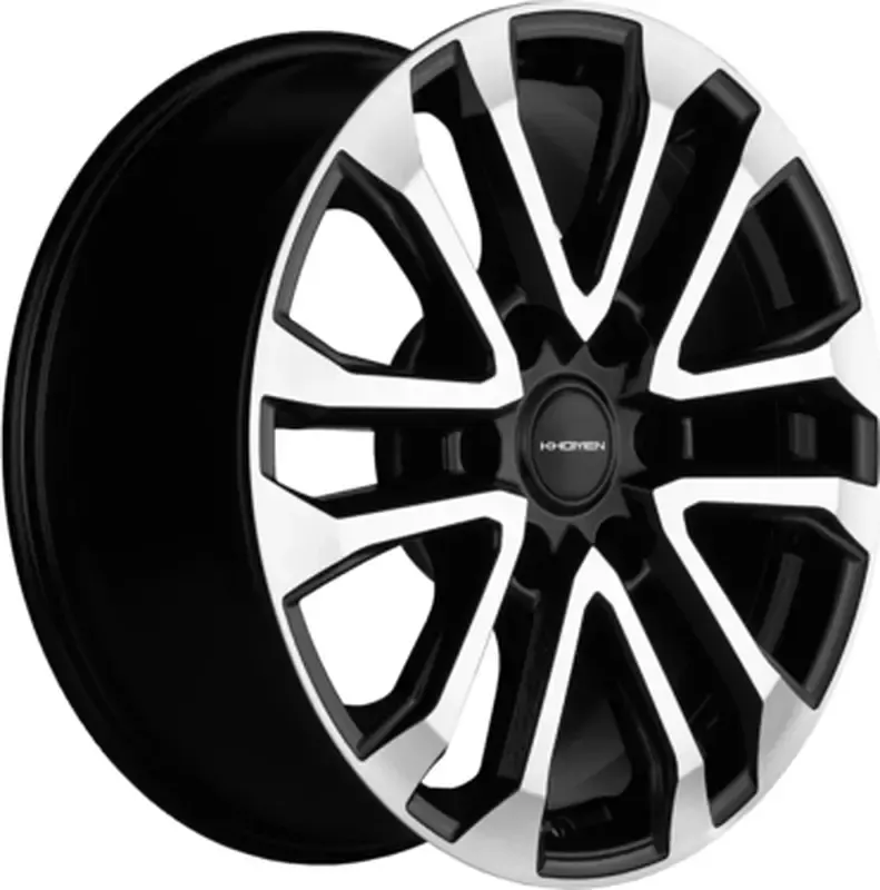Литой диск Khomen KHW1805 Tank 300/500 18x7.5" 6x139.7мм DIA 100.1мм ET 36мм (Black FP)