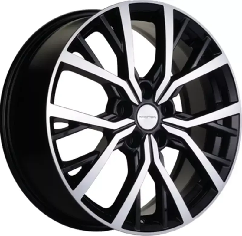 Литой диск Khomen KHW1806 Exeed TXL 18x7" 5x108мм DIA 65.1мм ET 36мм (Black FP)