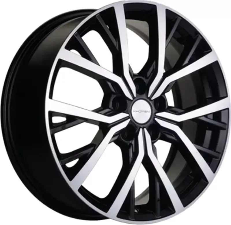 Литой диск Khomen KHW1806 Haval F7/F7x 18x7" 5x114.3мм DIA 64.1мм ET 40мм (Black FP)