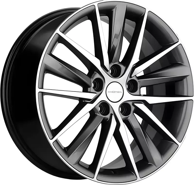 Литой диск Khomen KHW1807 Camry New 18x8" 5x114.3мм DIA 60.1мм ET 50мм Gray FP