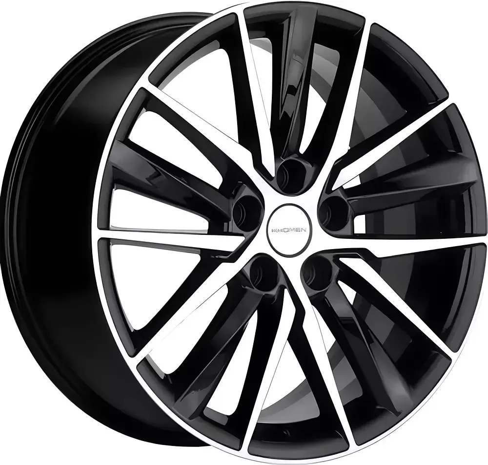 Литой диск Khomen KHW1807 Hyundai i40 18x8" 5x114.3мм DIA 67.1мм ET 46мм Black FP