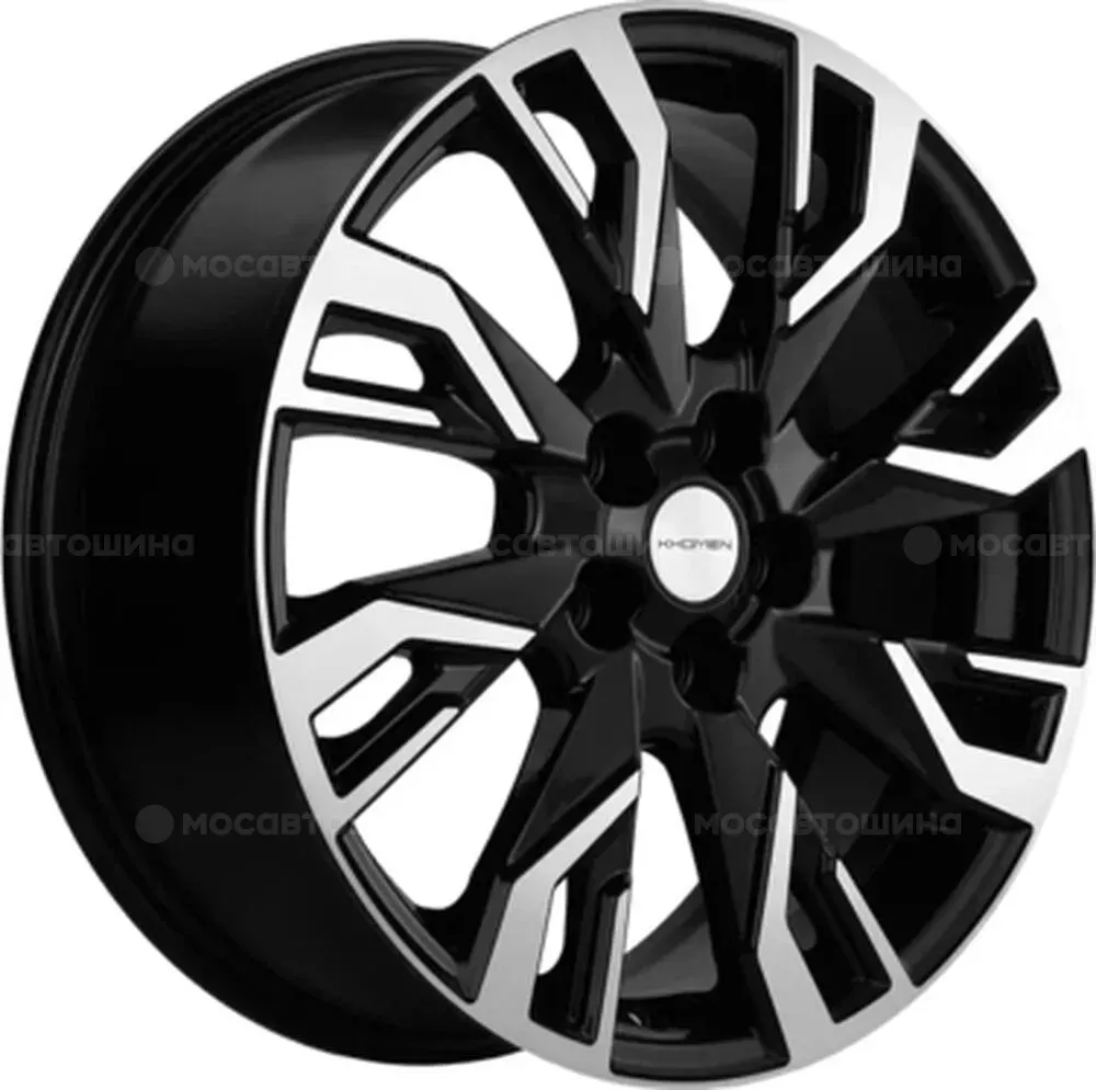 Литой диск Khomen KHW1809 Koleos 18x7" 5x114.3мм DIA 66.1мм ET 35мм Black FP
