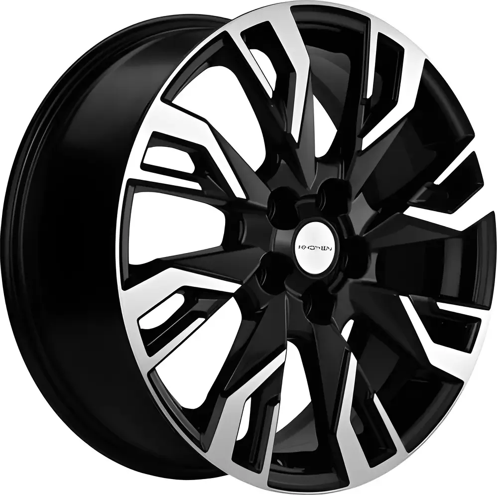 Литой диск Khomen KHW1809 Omoda C5 18x7" 5x108мм DIA 60.1мм ET 33мм (Black FP)