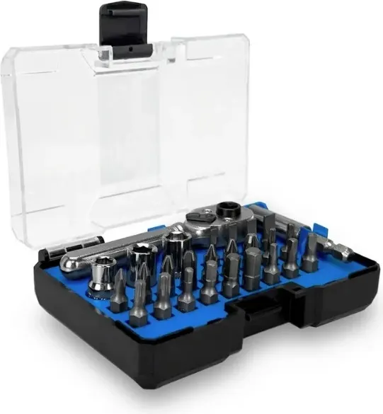 Набор головок, бит Vertex Tools 0033-27 (27шт)