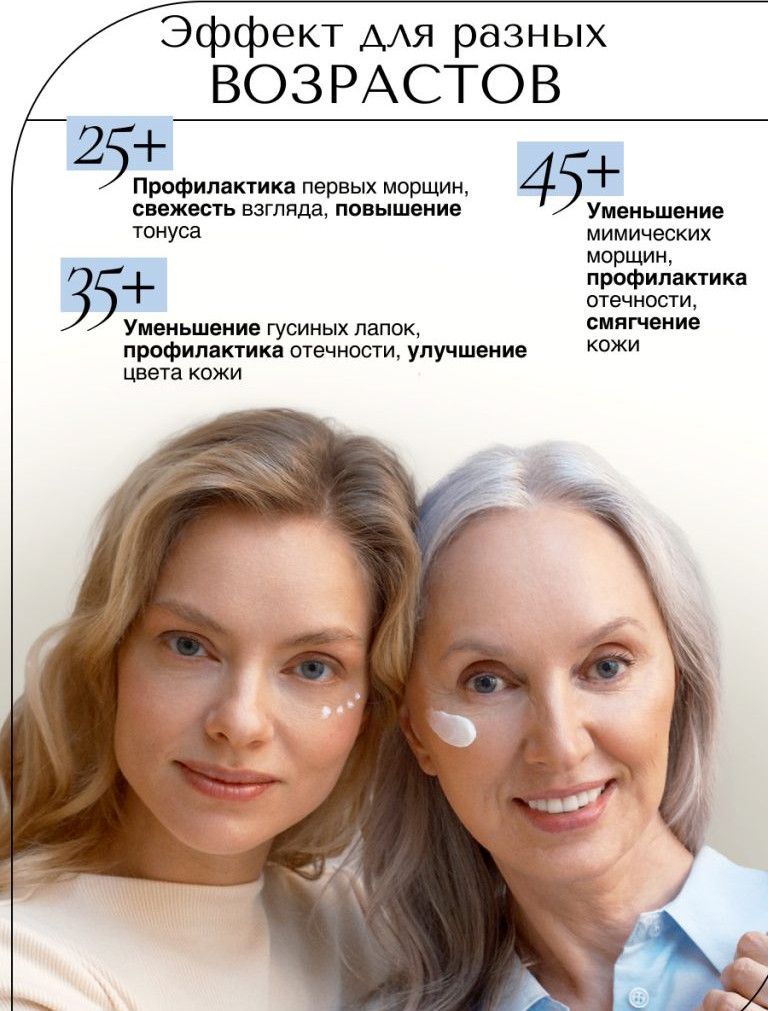 Крем для век Verifique Антивозрастной с пептидом змеиного яда (30мл) — фото 5