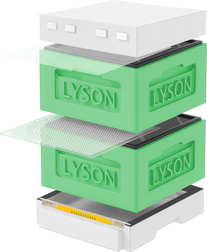 Улей Lyson Рута На 12 Рамок / KR122GW (зеленый/неокрашенный)