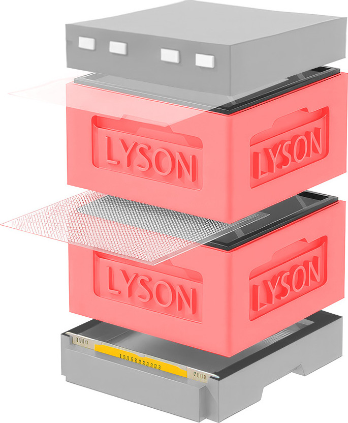 Улей Lyson Рута На 12 Рамок / KR122RDG (красный/серый)